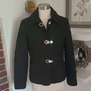 Michael Kors Black Quilted Puffer Jacket Size Small